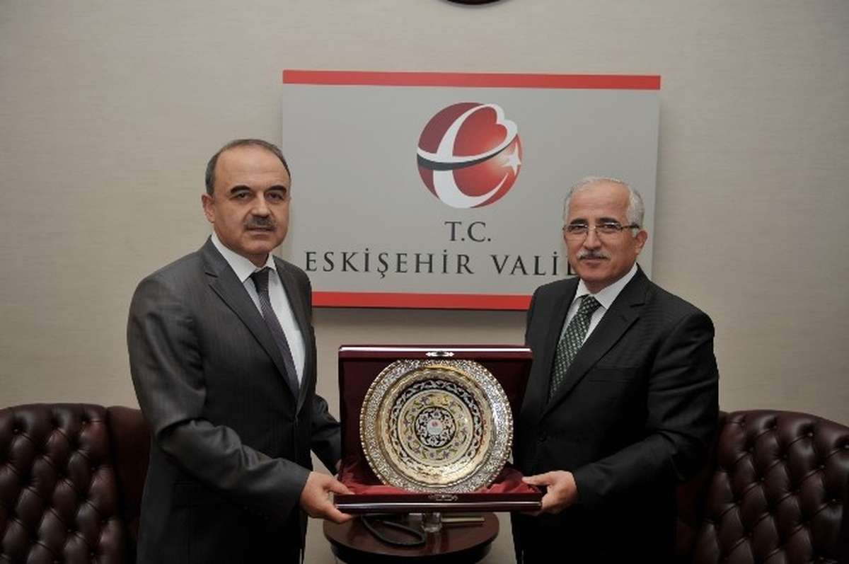 Konya Valisi Erol\'dan, Vali Tuna\'ya Ziyaret