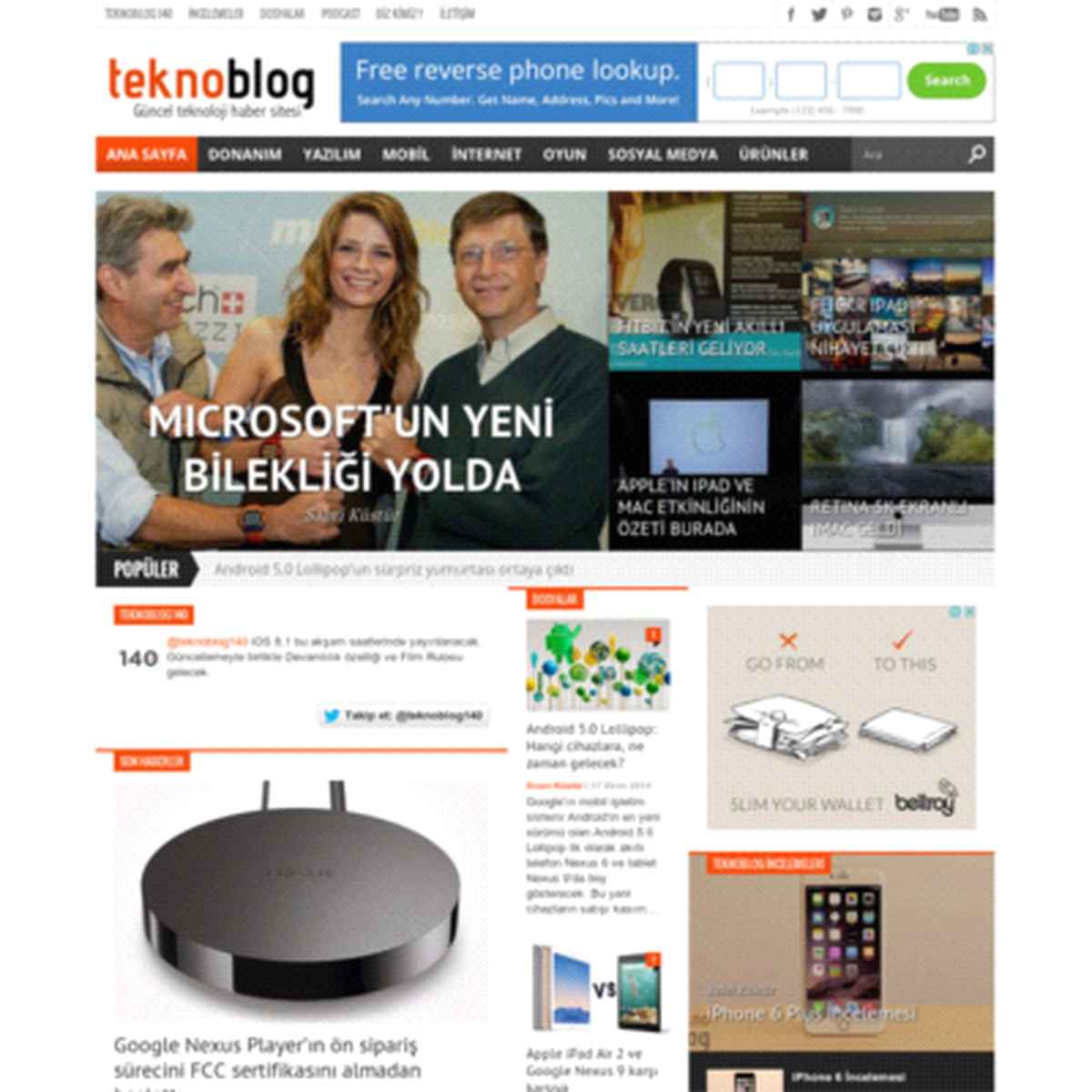 Teknoblog 2014 Sosyal Medya Ödülleri\'nde Aday Gösterildi