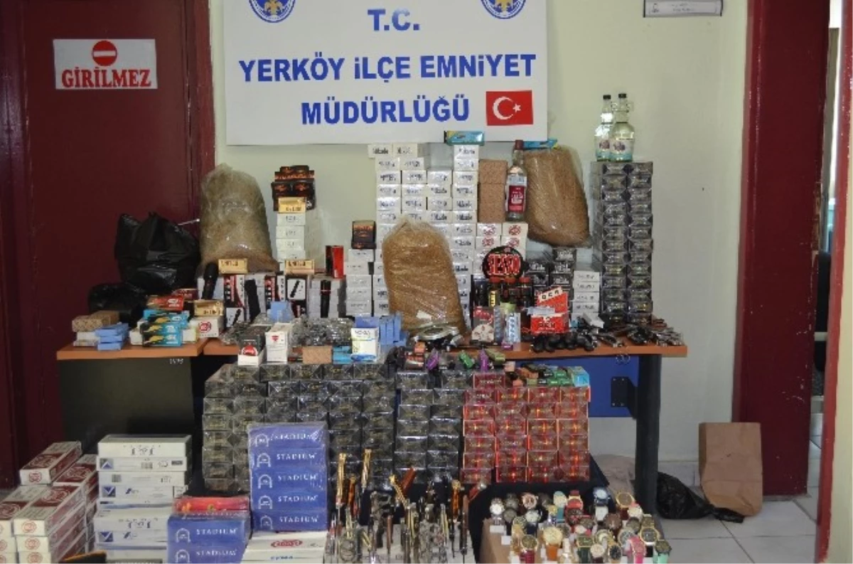 Yerköy Emniyetinden Kaçakçılara Operasyon