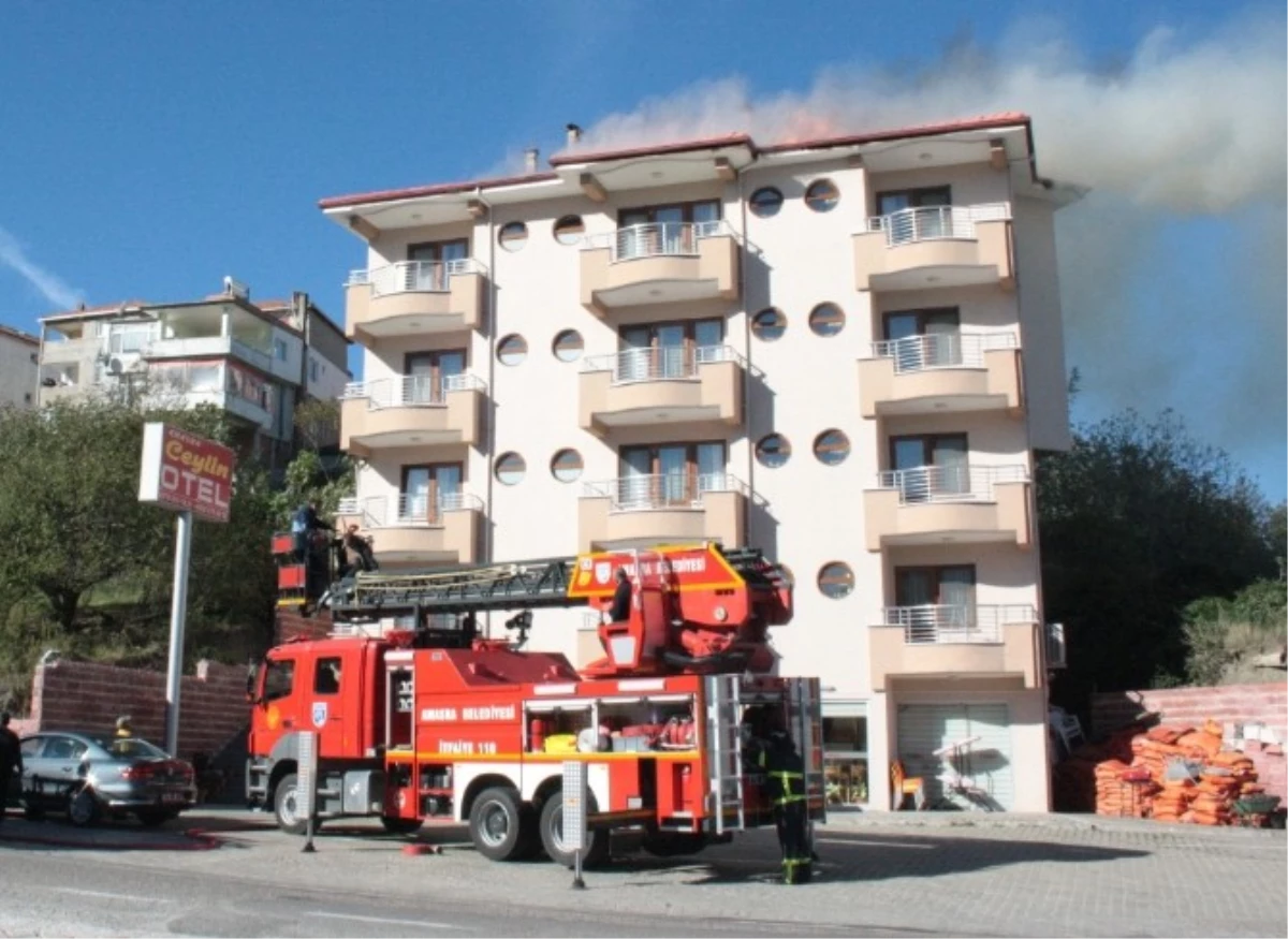 Amasra\'da Yangın Paniği