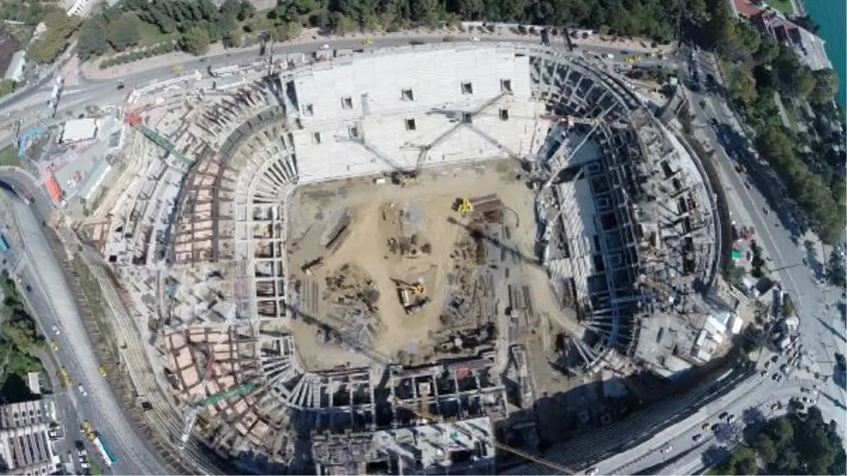 Beşiktaş\'ın Yeni Stadyumunun Kaba İnşaatı Bitiyor