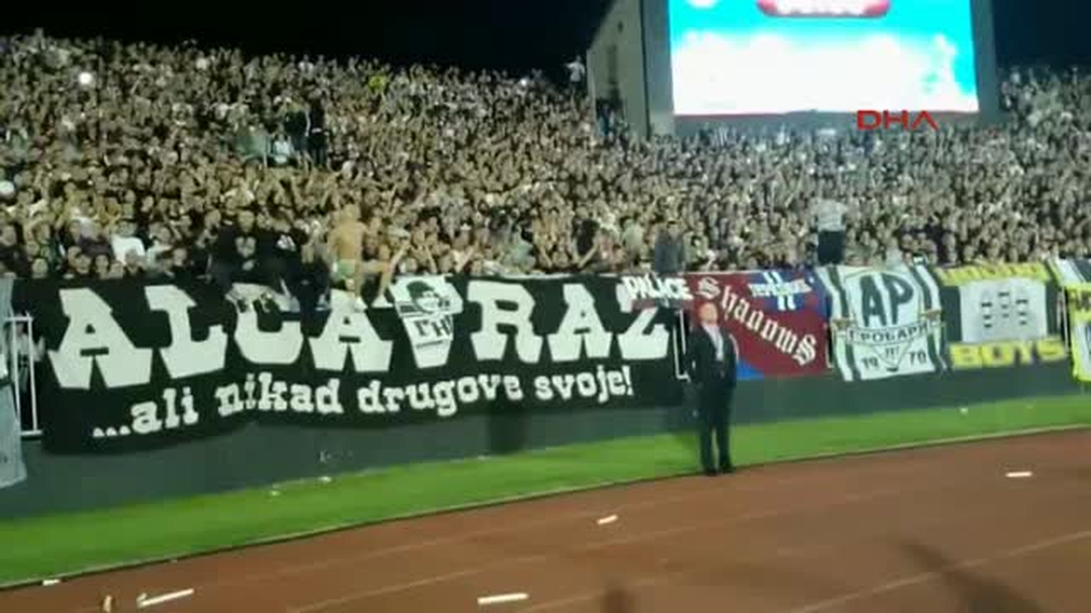 Beşiktaş Maçı İçin Partizan Stadı\'nda Özel Önlemler
