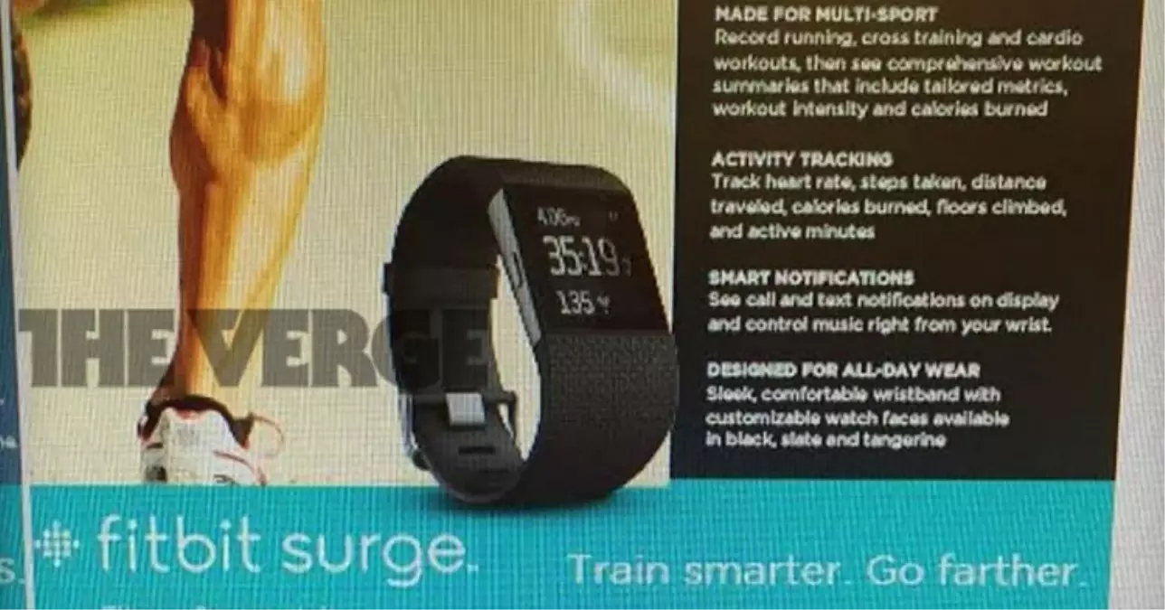 Fitbit Surge, Apple Watch\'a Rakip Olarak Geliyor