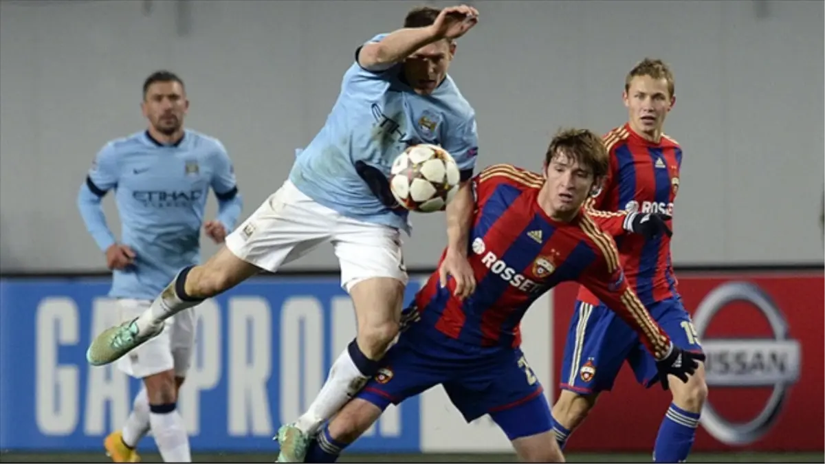 CSKA Moskova, Manchester City ile 2-2 Berabere Kaldı