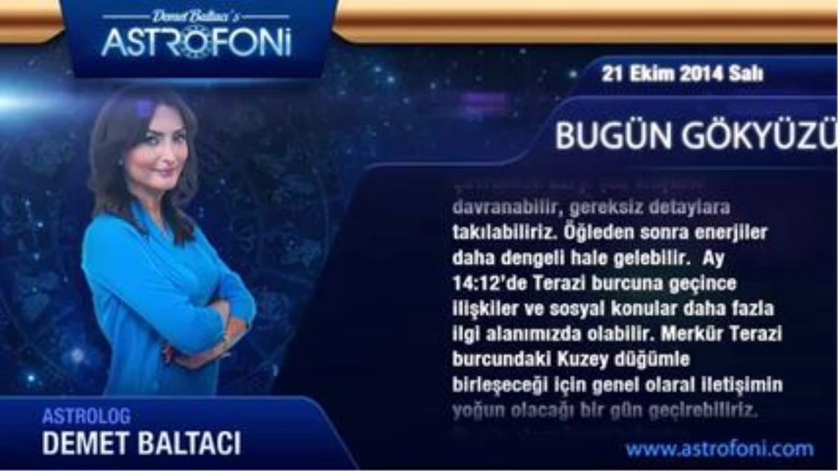 Koç Burcu, Günlük Astroloji Yorumu,21 Ekim 2014