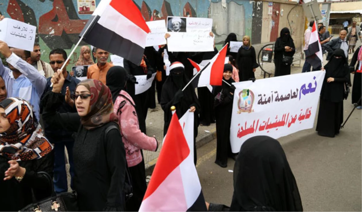Yemen\'de Husi Karşıtı Gösteriler