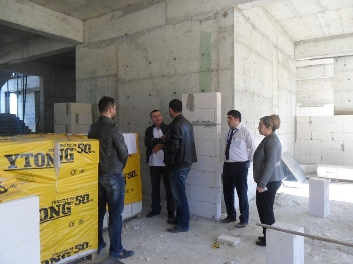 Hastane Yönetimi Hastane İnşaatını Gezdi