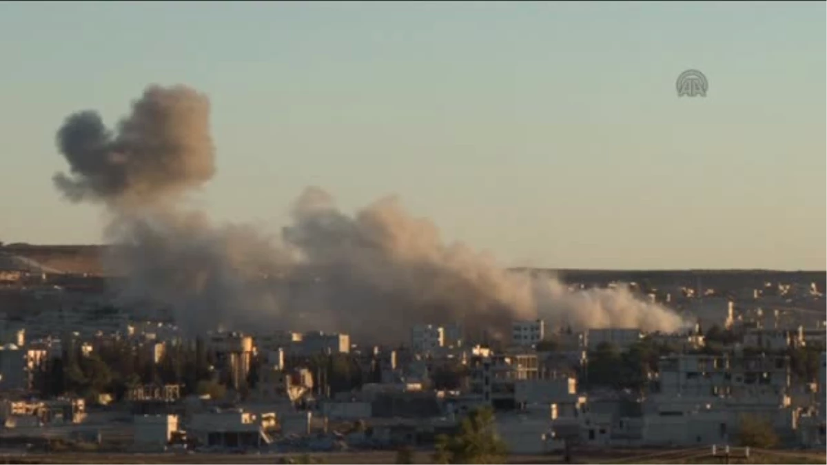 ABD Kobani\'deki IŞİD Hedeflerini Bombaladı