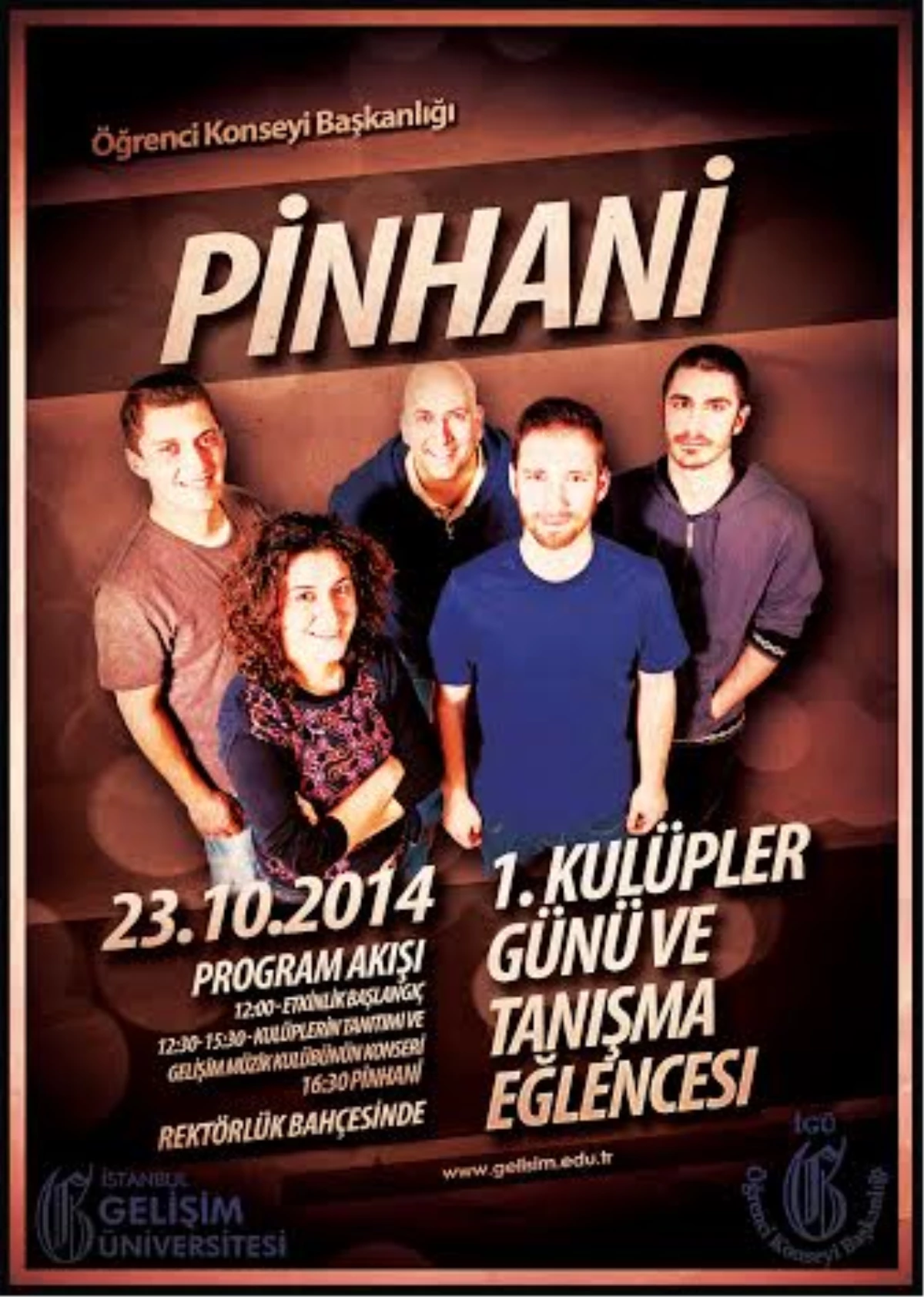 Pinhani Bugün İstanbul Gelişim Üniversitesi\'nde Konser Veriyor!