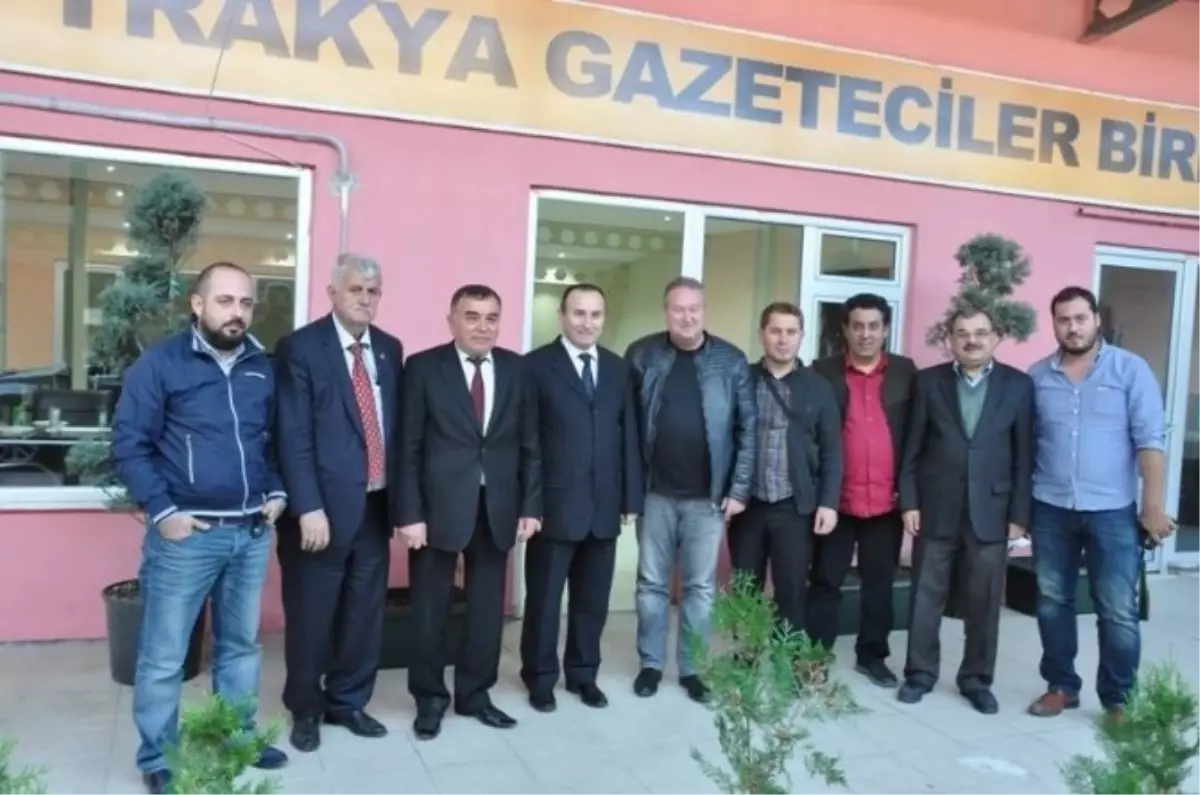 Süleymanpaşa Kaymakamı, Trakya Gazeteciler Birliğini Ziyaret Etti