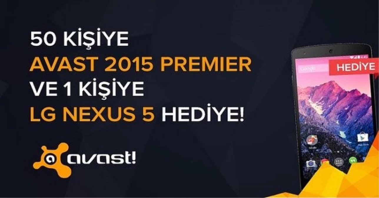 Avast Premier 2015 ve Nexus 5 Kazanabilirsiniz!