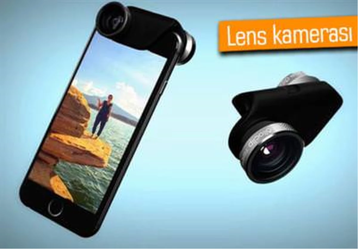 İphone 6 ve İphone 6 Plus\'a Lens Kamera Desteği