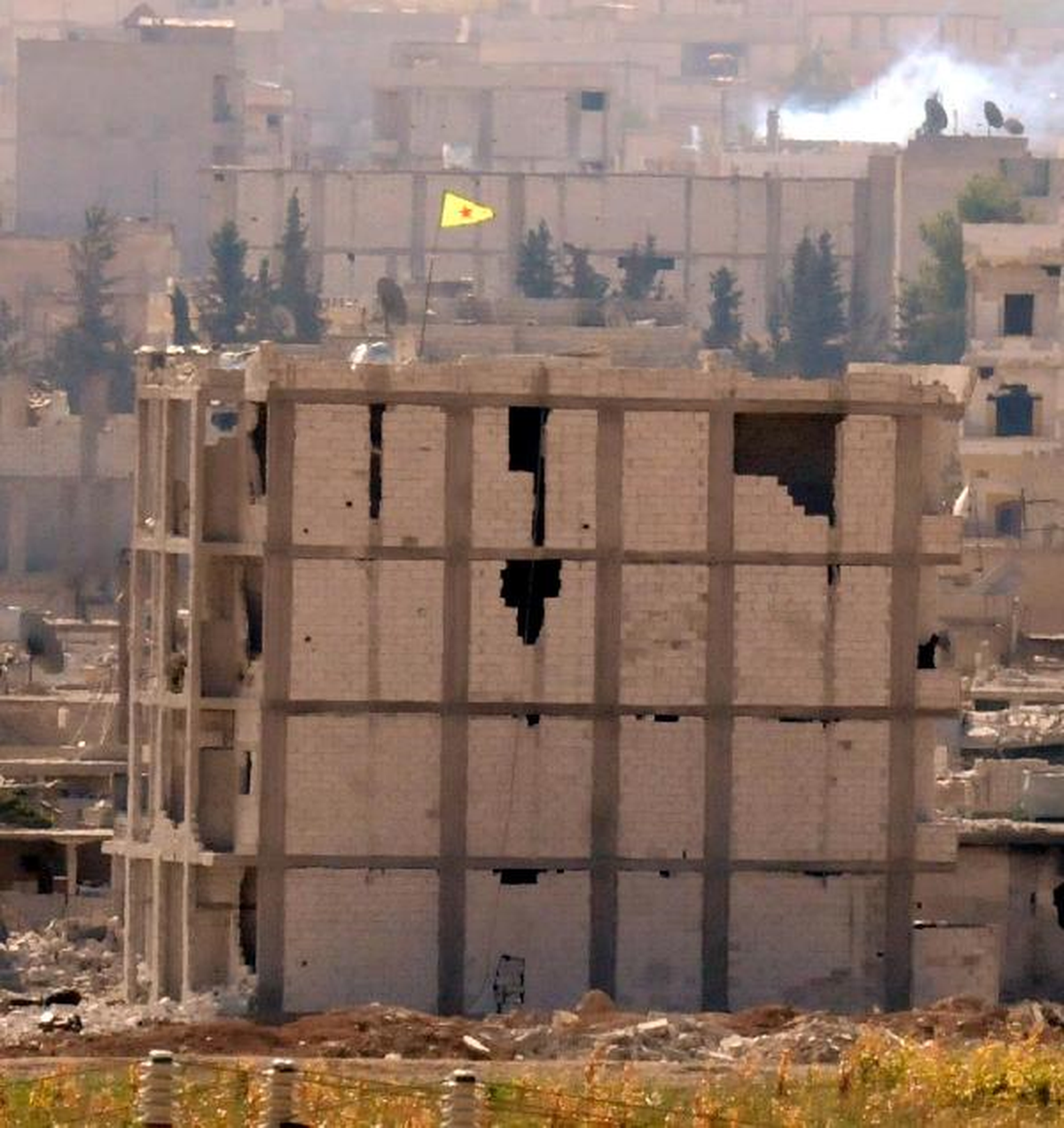 Kobani\'de Çatışmalar Devam Ediyor