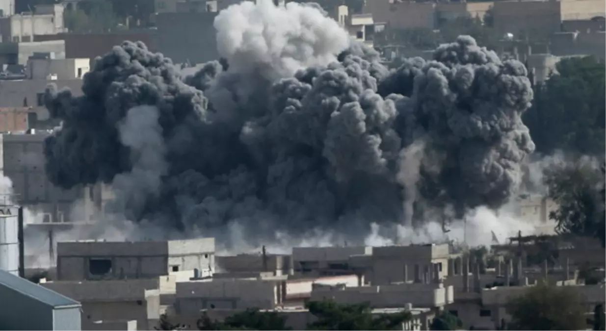 Kobani\'deki IŞİD Hedefleri Bombalandı