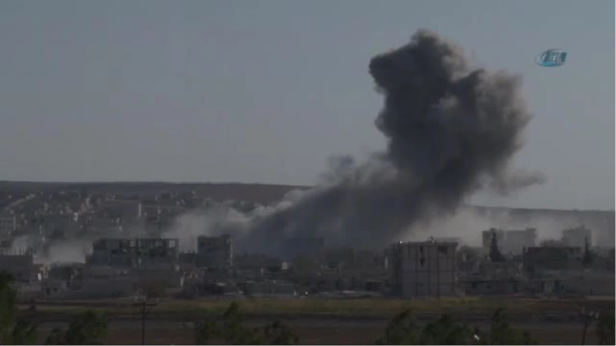 Kobani\'de IŞİD Mevzileri Bombalandı!