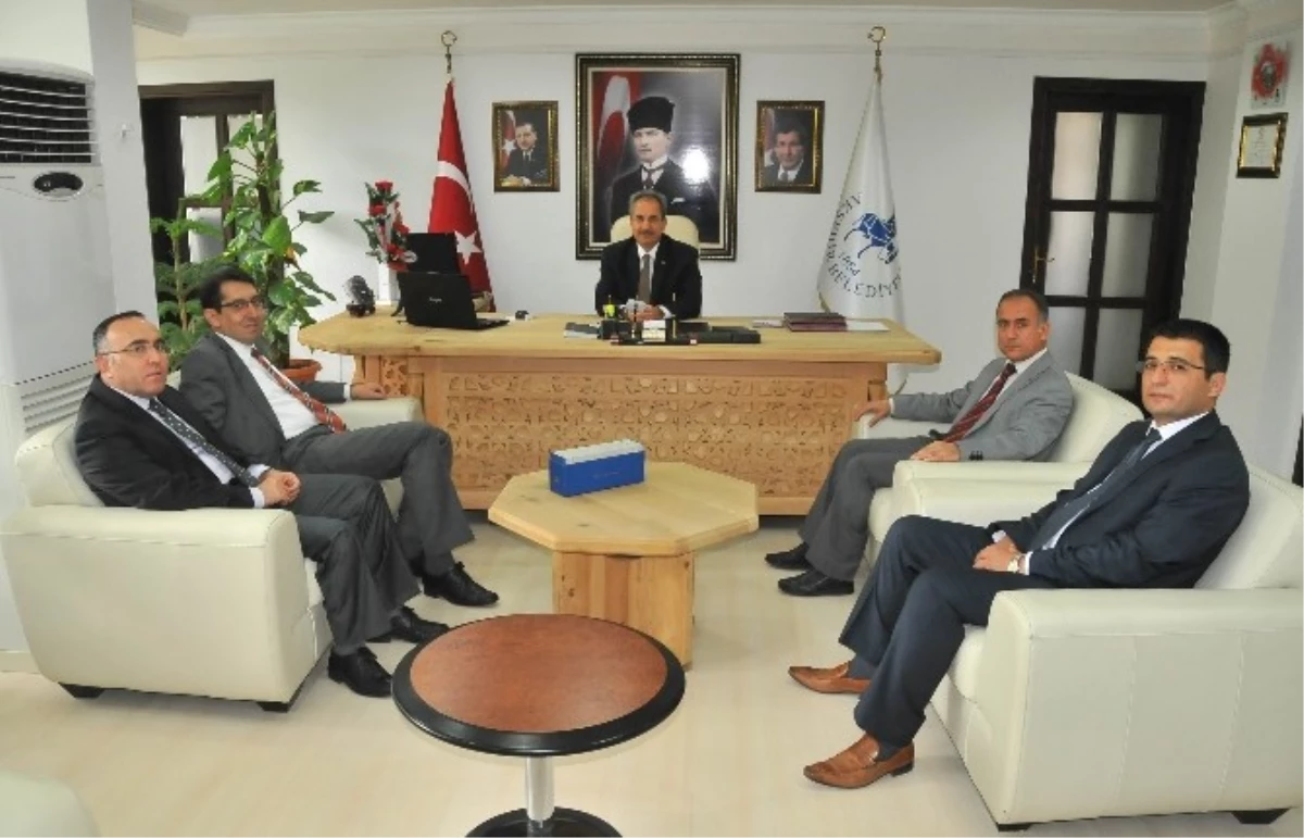 Konya Vergi Dairesi Başkanı Ünver\'den Başkan Akkaya\'ya Ziyaret
