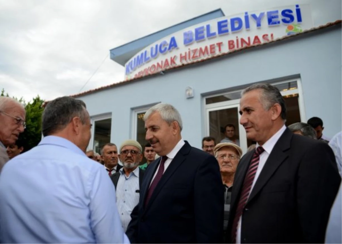 Kumluca Belediyesi Beykonak Hizmet Binası Hizmete Açıldı