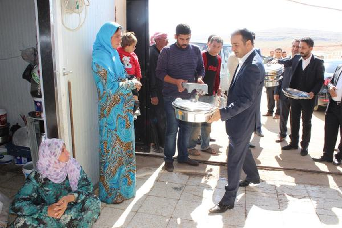 Şanlıurfa\'da Yaşayan Suriyeli 72 Aileye Yardım