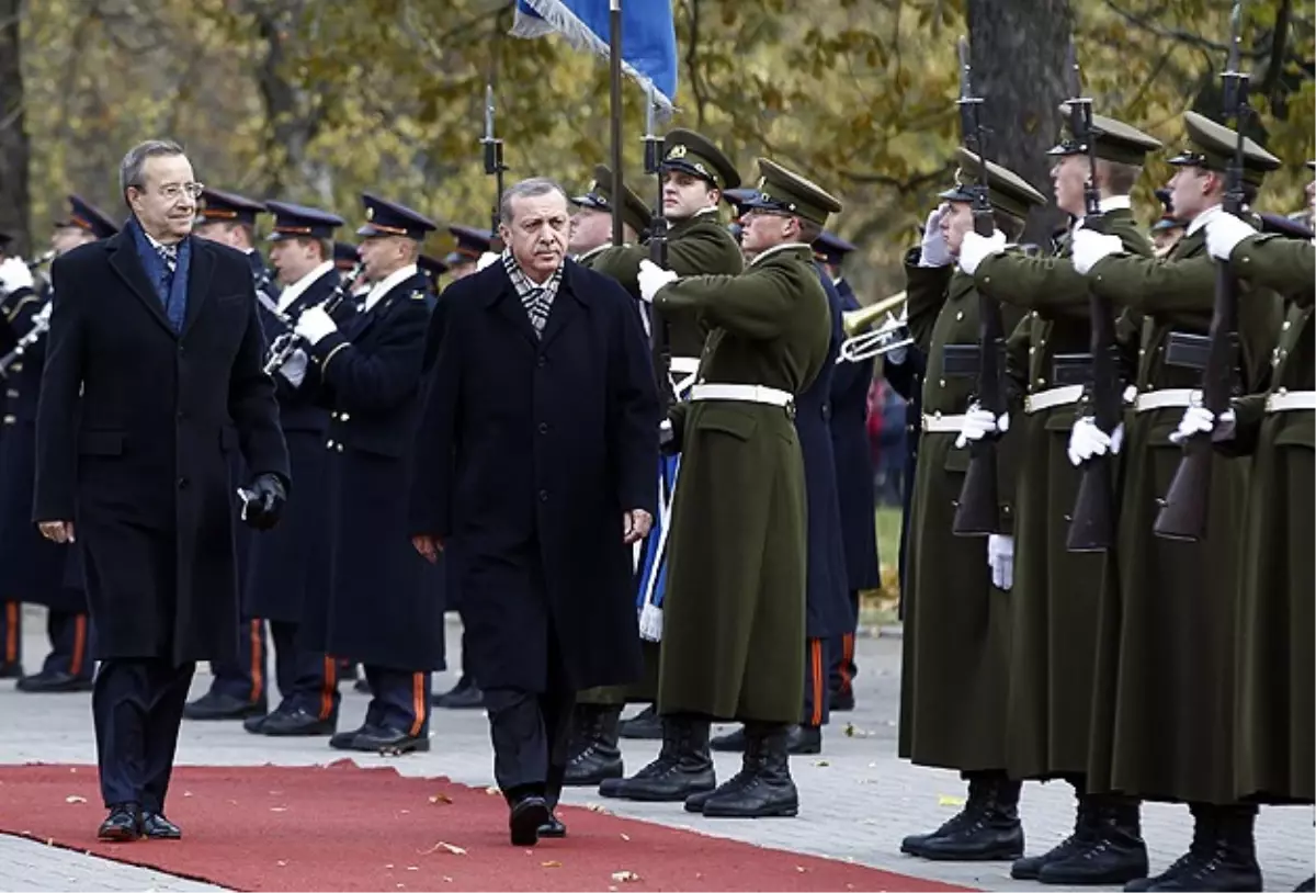 Erdoğan ve Ilves Heyetler Arası Görüşmeye Başkanlık Etti