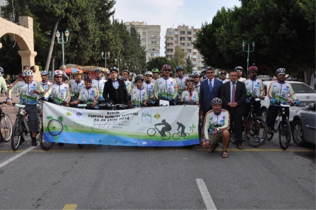 Mersin Caretta Bisiklet Festivali Tarsus\'ta Start Aldı
