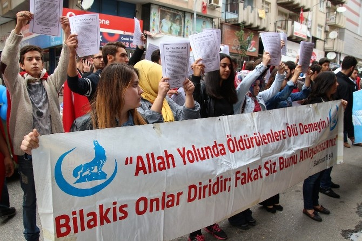 Hakkari\'deki Hain Saldırı Nazilli\'de Protesto Edildi
