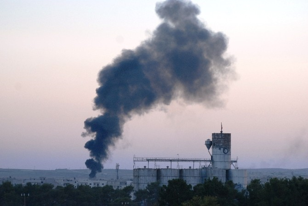 Işid\'in Attığı Havan Türkiye Tarafına Düştü