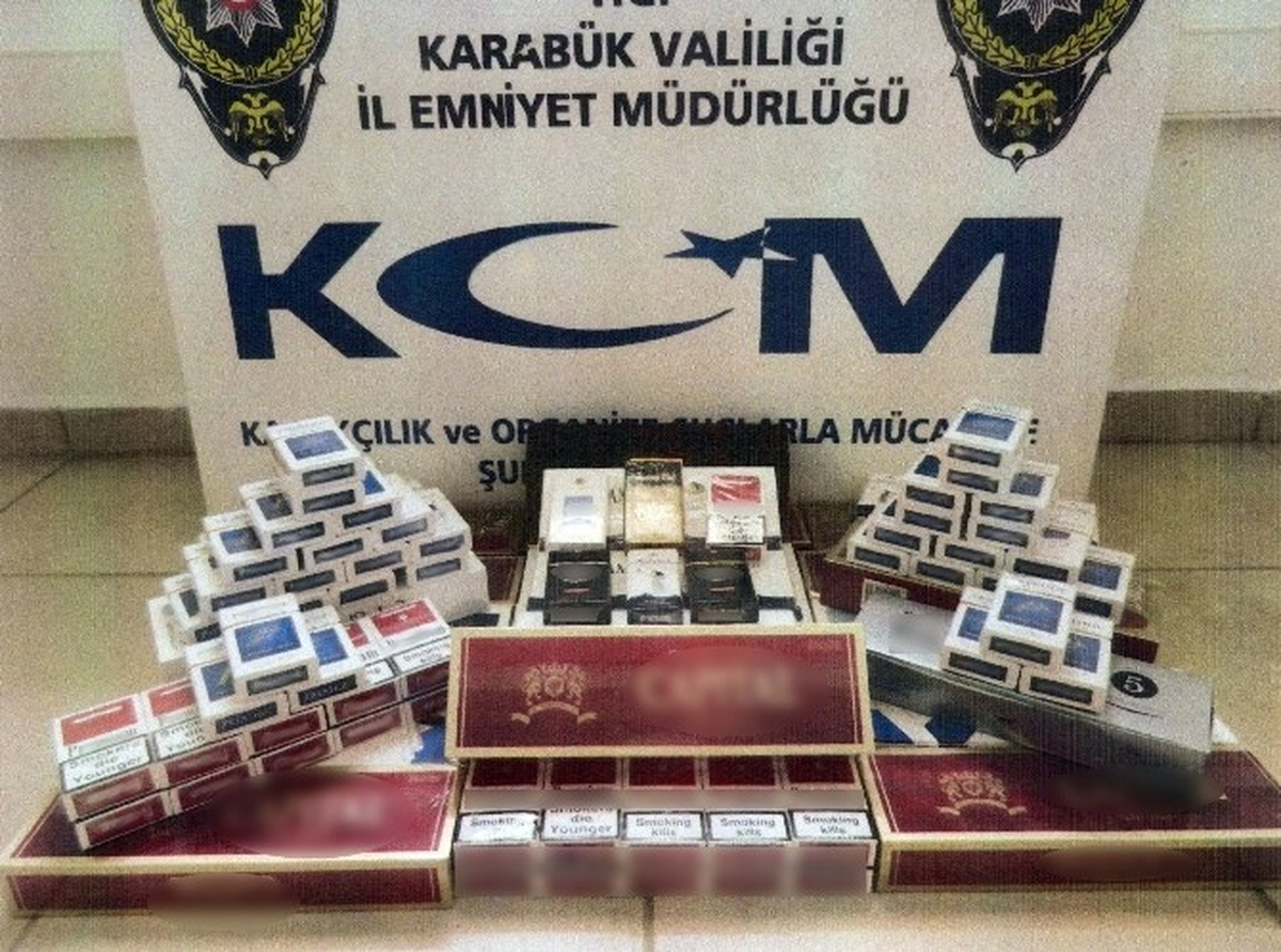 300 Paket Kaçak Sigara Ele Geçirildi