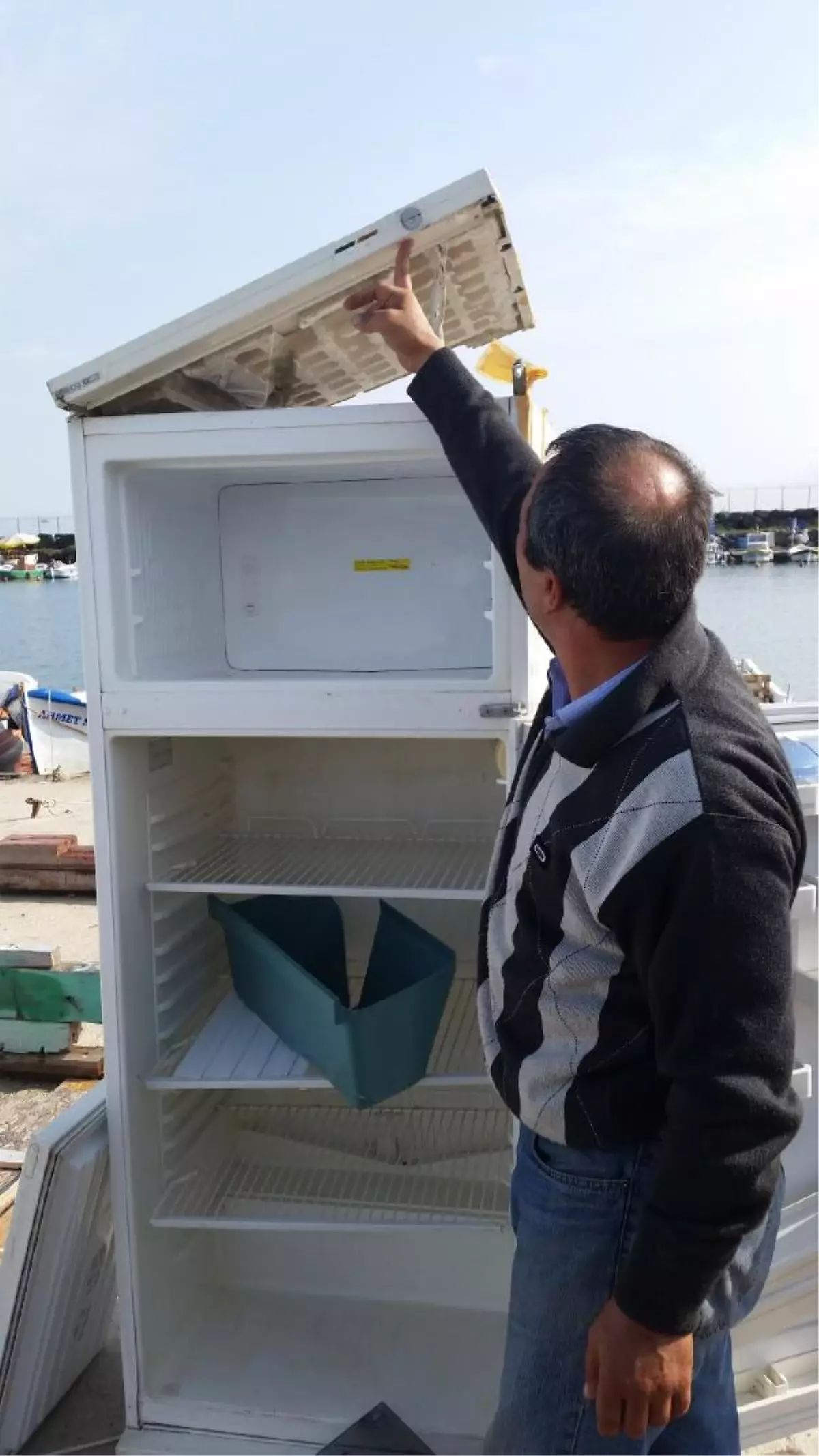 Samsun\'da Balıkçı Kulübeleri Yıkıldı