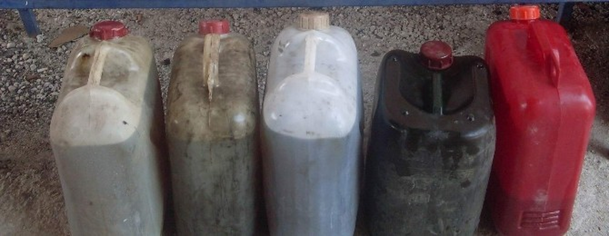 Bin 520 Litre Kaçak Motorin Ele Geçirildi