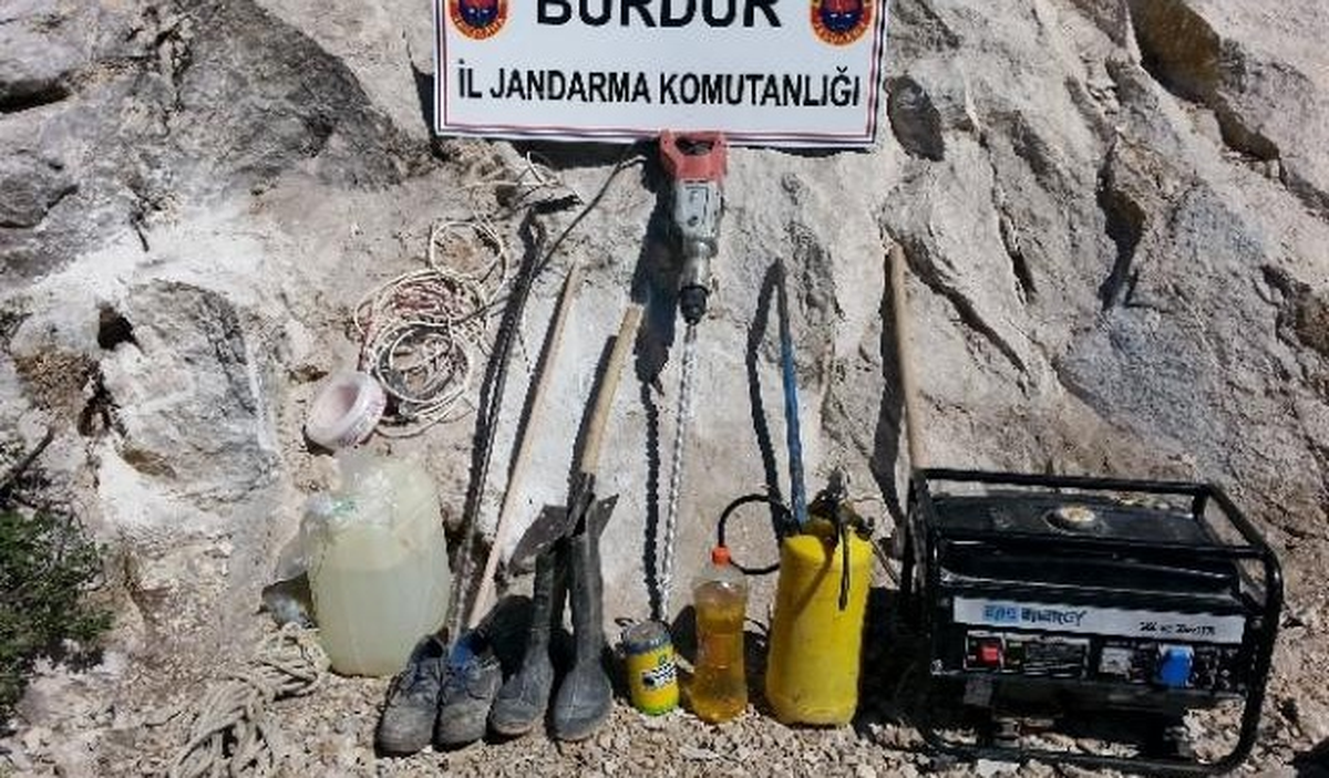 Burdur\'da Kaçak Kazı İddiası