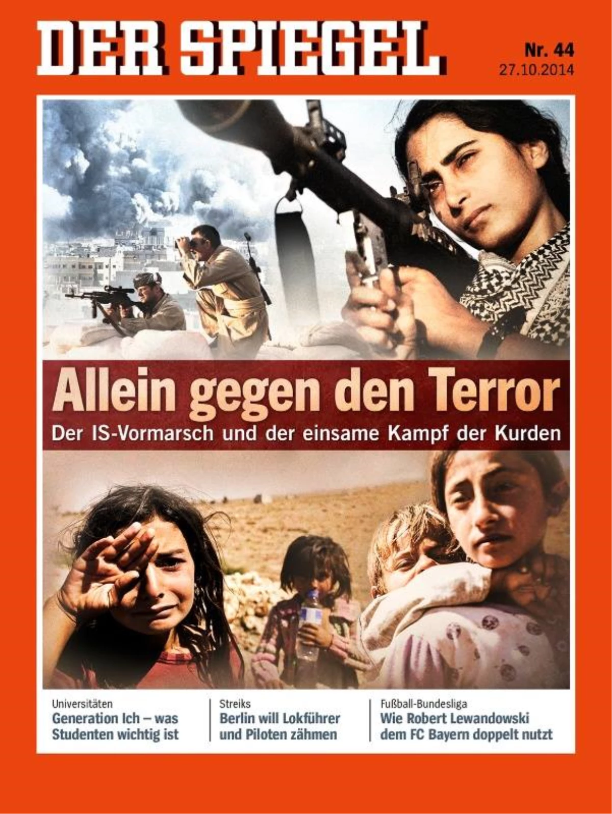 Der Spiegel Kobani\'yi Kapağına Taşıdı