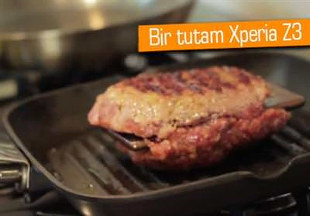 Sony Xperia Z3\'lü Hamburger