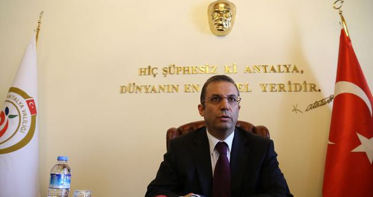Antalya Valisi Türker\'den Cumhuriyet Bayramı Mesajı