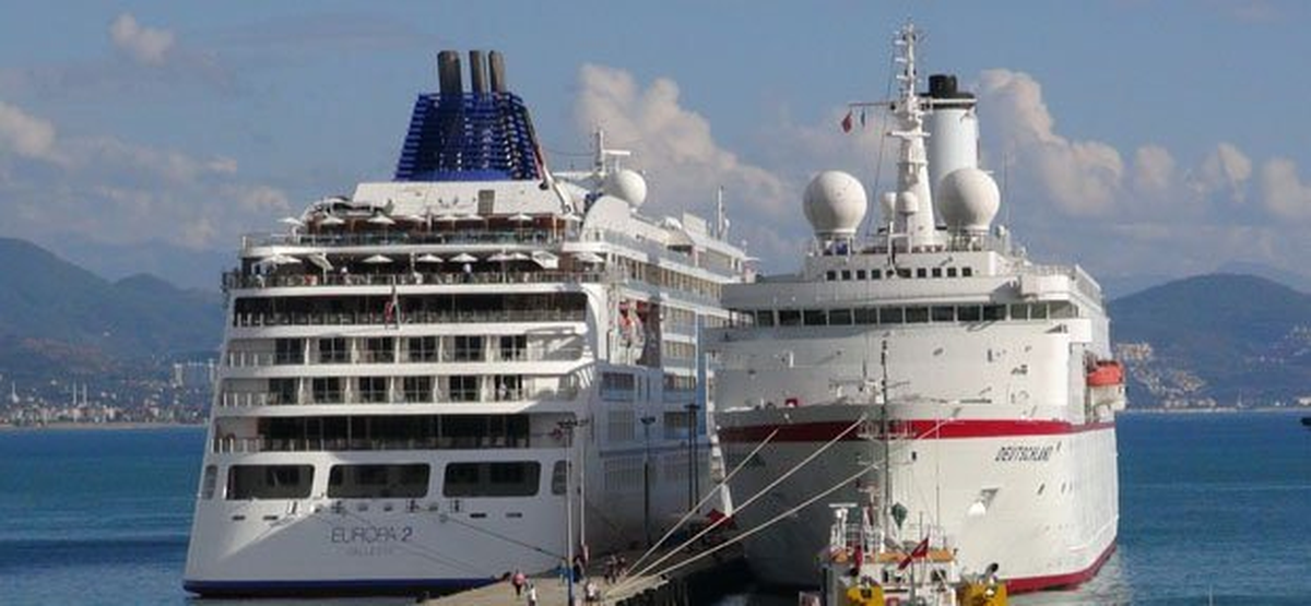 Bodrum\'a Deutschland Adlı Kruvaziyerle 243 Turist Geldi