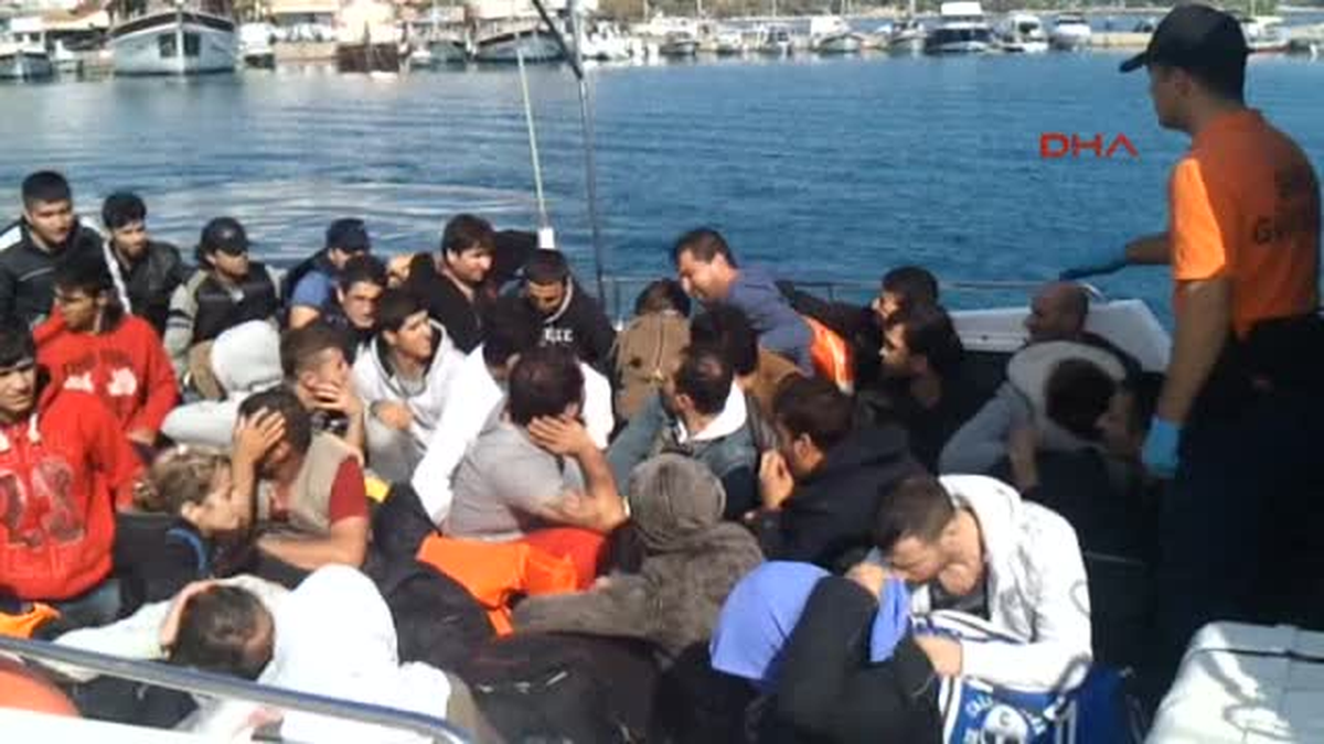 Datça\'da Suriyeli 41 Kaçak Yakalandı