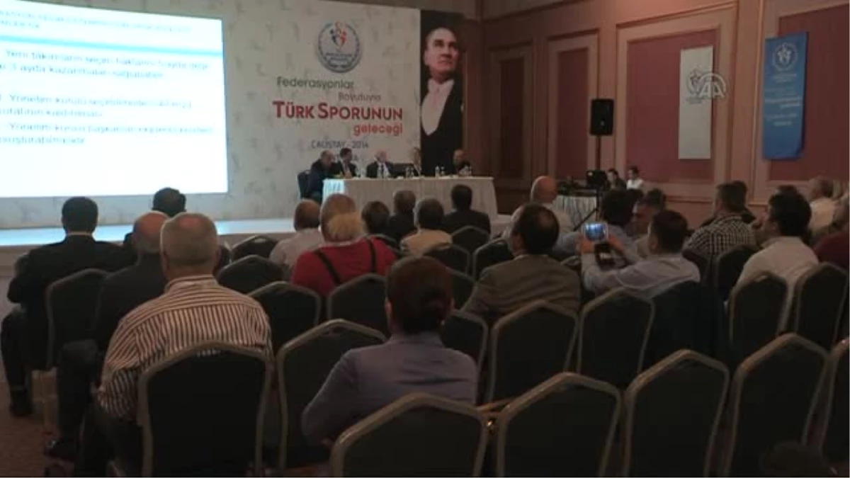 Federasyonlar Boyutuyla Türk Sporunun Geleceği Çalıştayı Sona Erdi