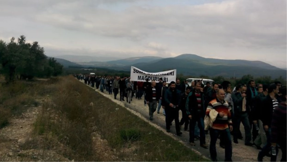 Maden İşçileri Ankara\'ya Yürüyüş Başlattı