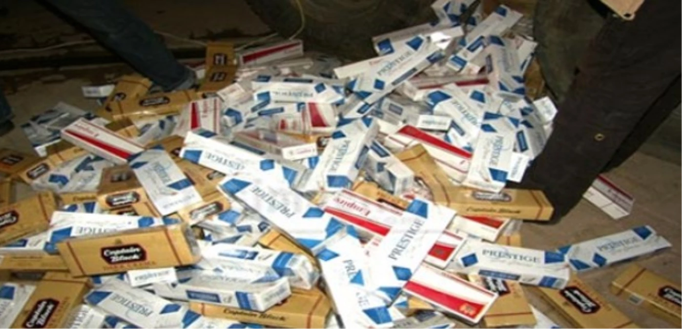 Malatya\'da 21 Bin 470 Paket Kaçak Sigara Ele Geçirildi