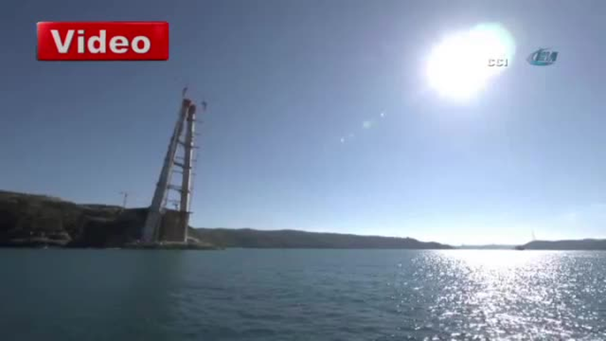 3'üncü Köprünün Kuleleri Tamamlandı