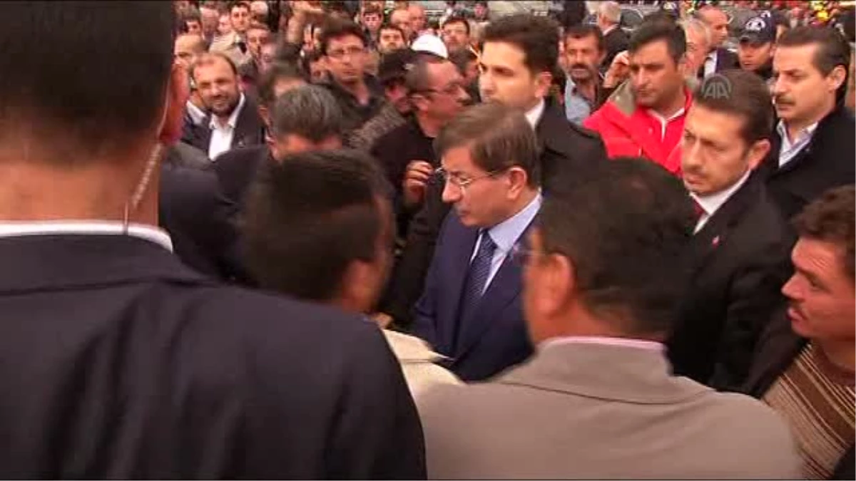 Başbakan Davutoğlu, Kömür Ocağında İncelemelerde Bulundu