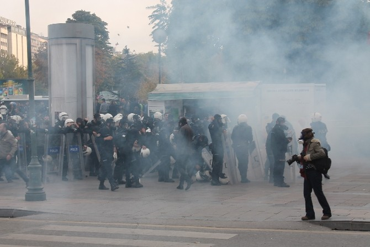 Başkent\'te Maden Ocağı Kazası Protestosunda 7 Gözaltı
