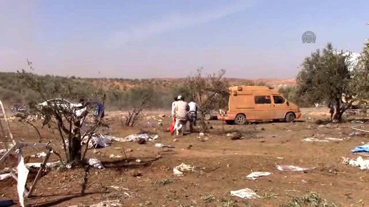 Çadır Kente 'Varil Bombalı' Saldırı