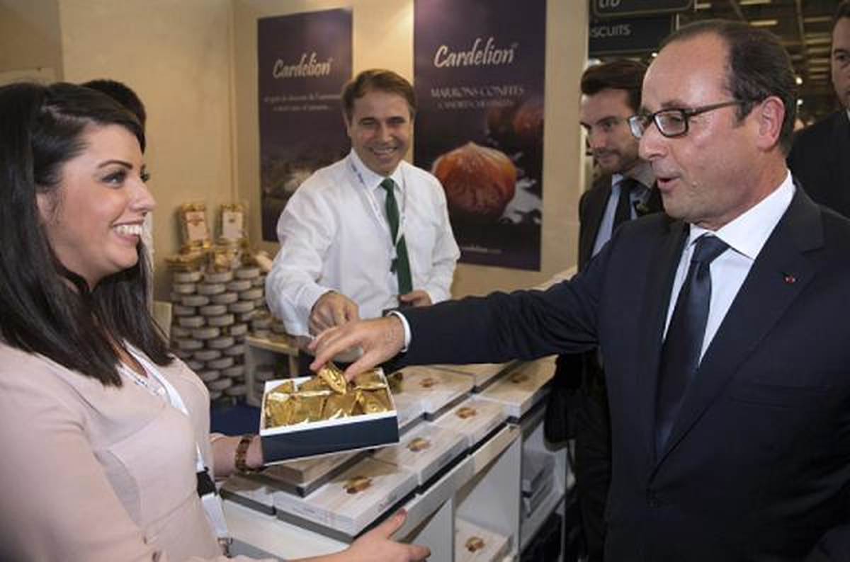 Cumhurbaşkanı Hollande, Bursa Kestane Şekerini Beğendi