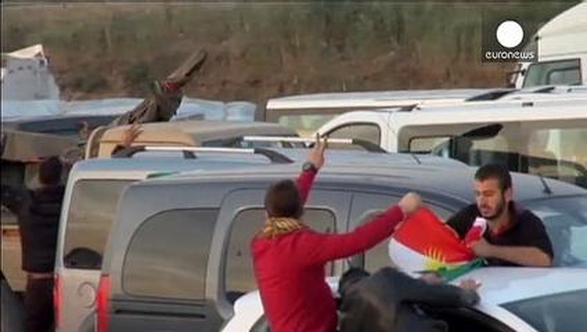 Peşmerge Türkiye Üzerinden Kobani\'ye İlerliyor