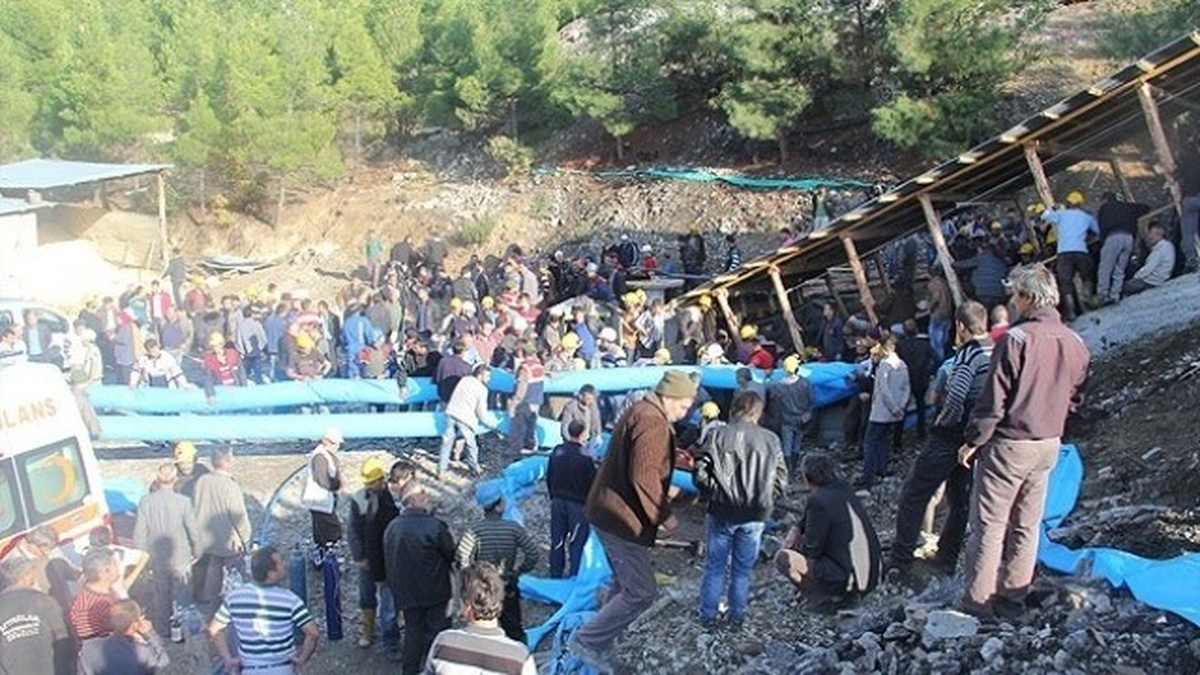 Ermenek\'te İşe Başladığı Gün Madende Mahsur Kaldı