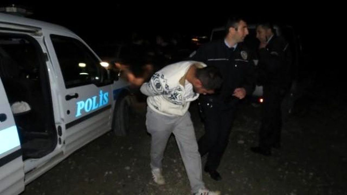 Kamyondan Mazot Çalan 5 Şüpheli Yakalandı
