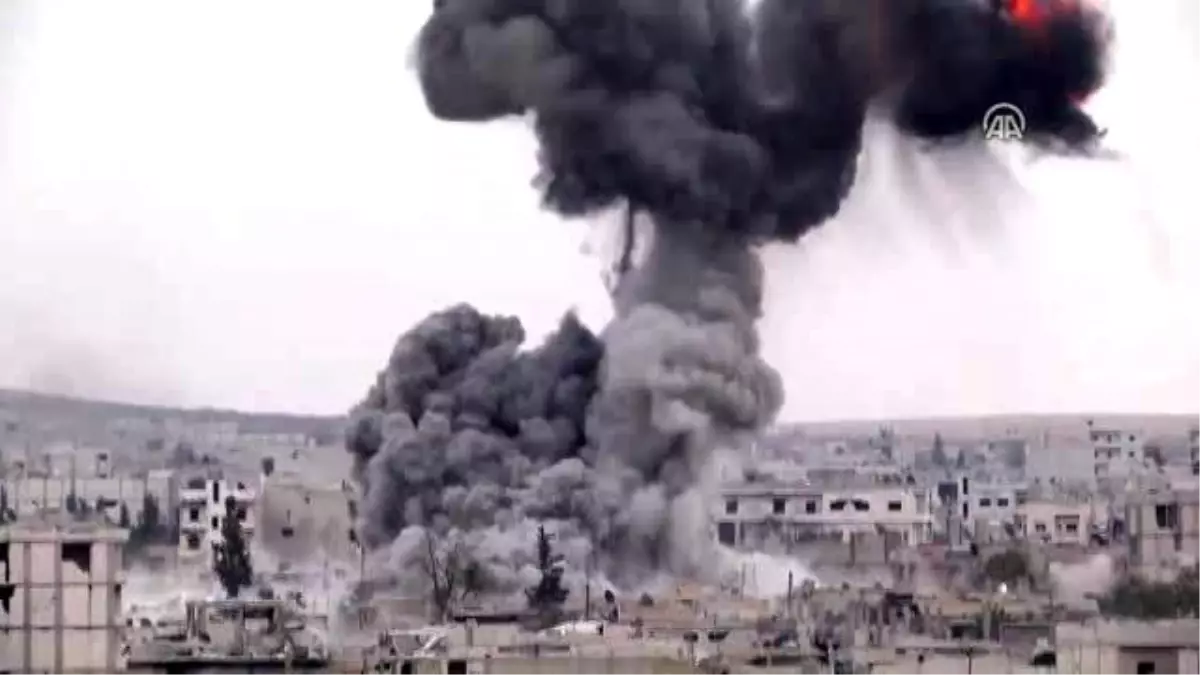 Kobani\'deki IŞİD Hedefleri Bombalandı