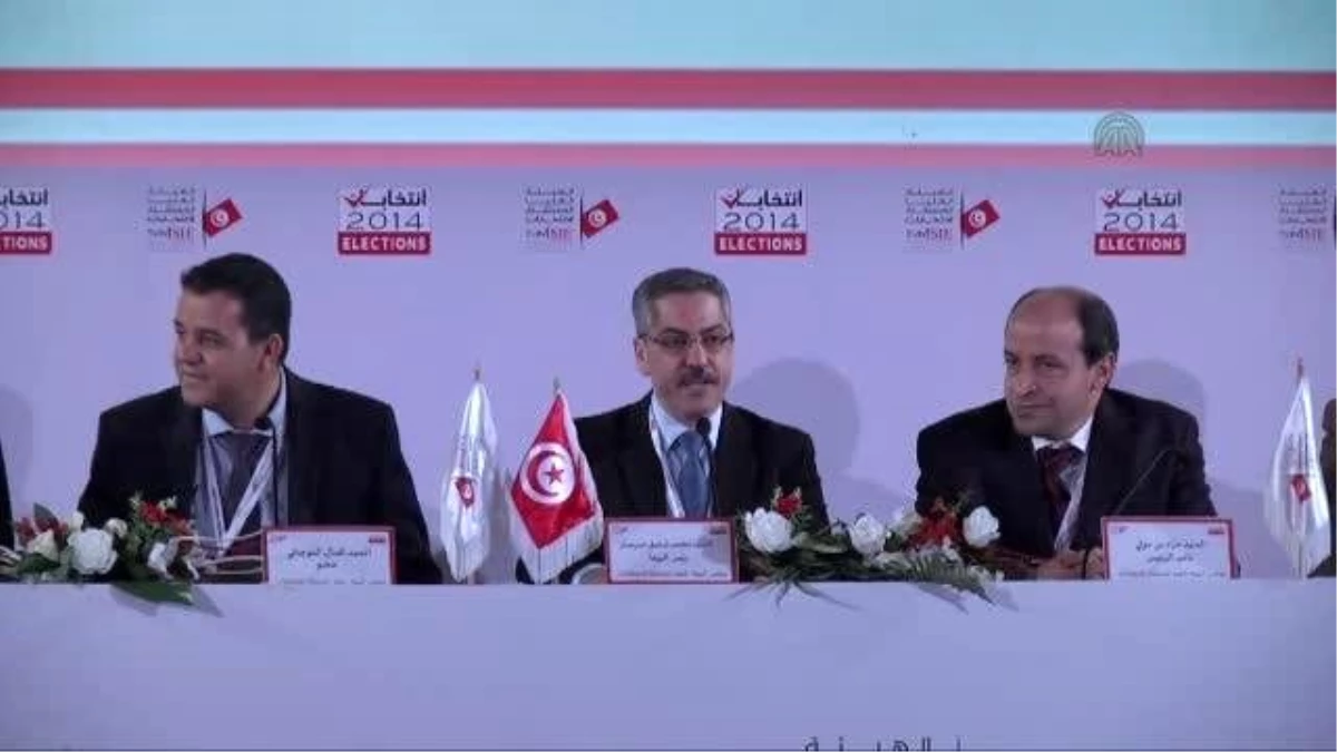 Tunus Bağımsız Yüksek Seçim Kurulu Basın Toplantısı Düzenledi