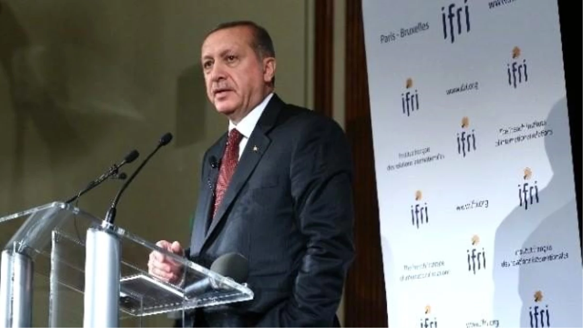 Erdoğan, Fransız Uluslararası İlişkiler Enstitüsünde Konuştu