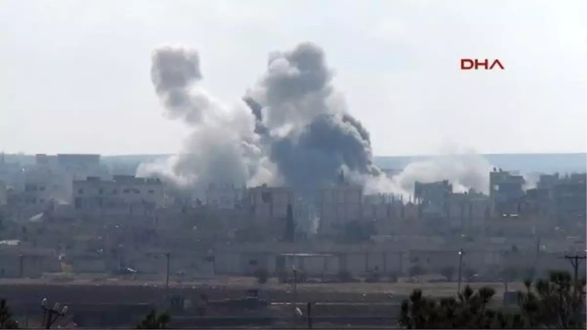 Peşmergenin Geçiş Yapmayı Beklediği Kobani\'de Çatışma Şiddetlendi